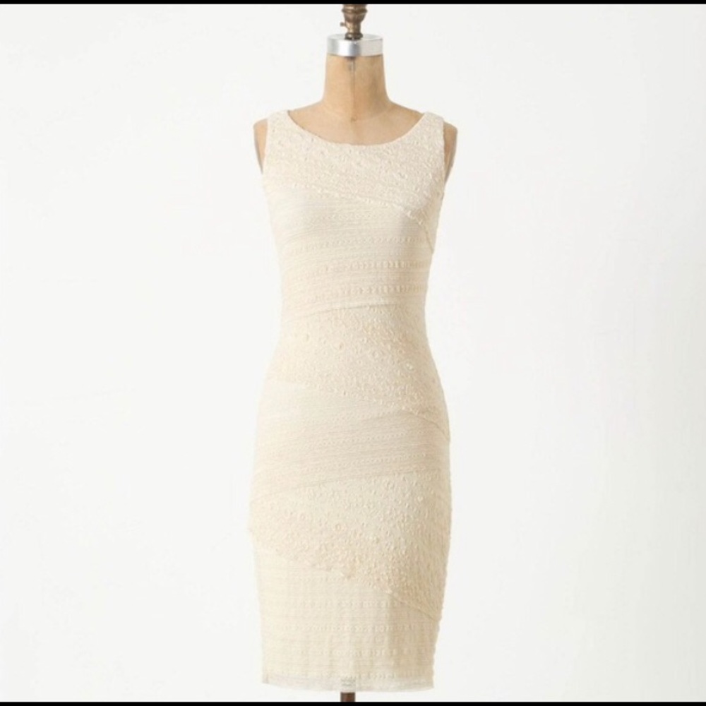 Anthropologie Bailey 44 Ines Lace Column Dress